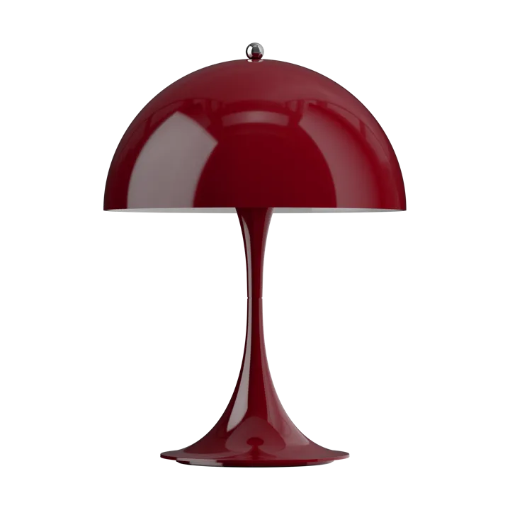 Przenośna lampa stołowa Panthella 250 V3 - Opaque burgundy - Louis Poulsen