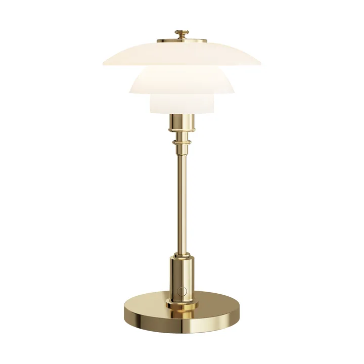 Przenośna lampa stołowa PH 1/1  - Platerowany mosiądzem - Louis Poulsen