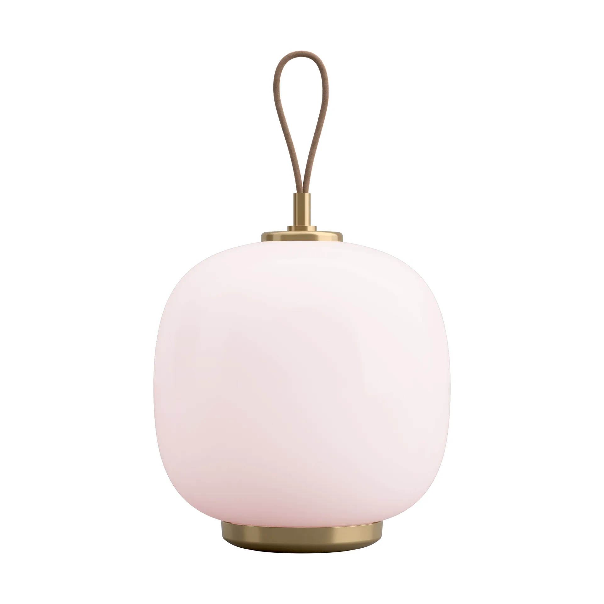 Przenośna lampa VL45 Radiohus Ø17,5 cm, Brass-pale rose glass Louis Poulsen