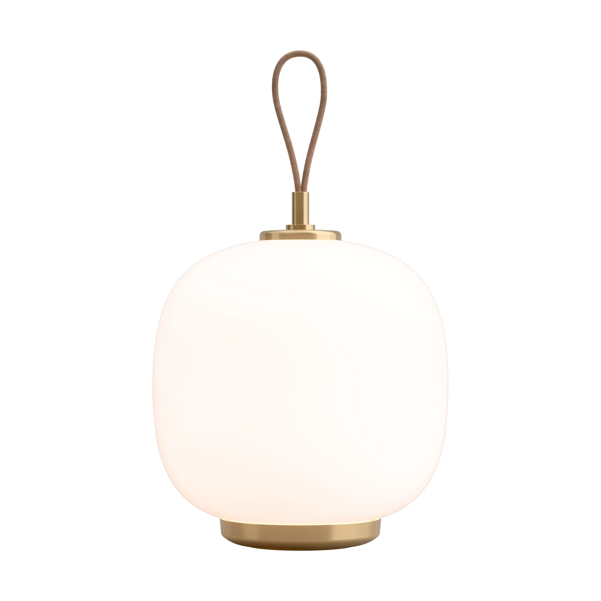 Przenośna lampa VL45 Radiohus Ø17,5 cm, Brass-pale rose glass Louis Poulsen