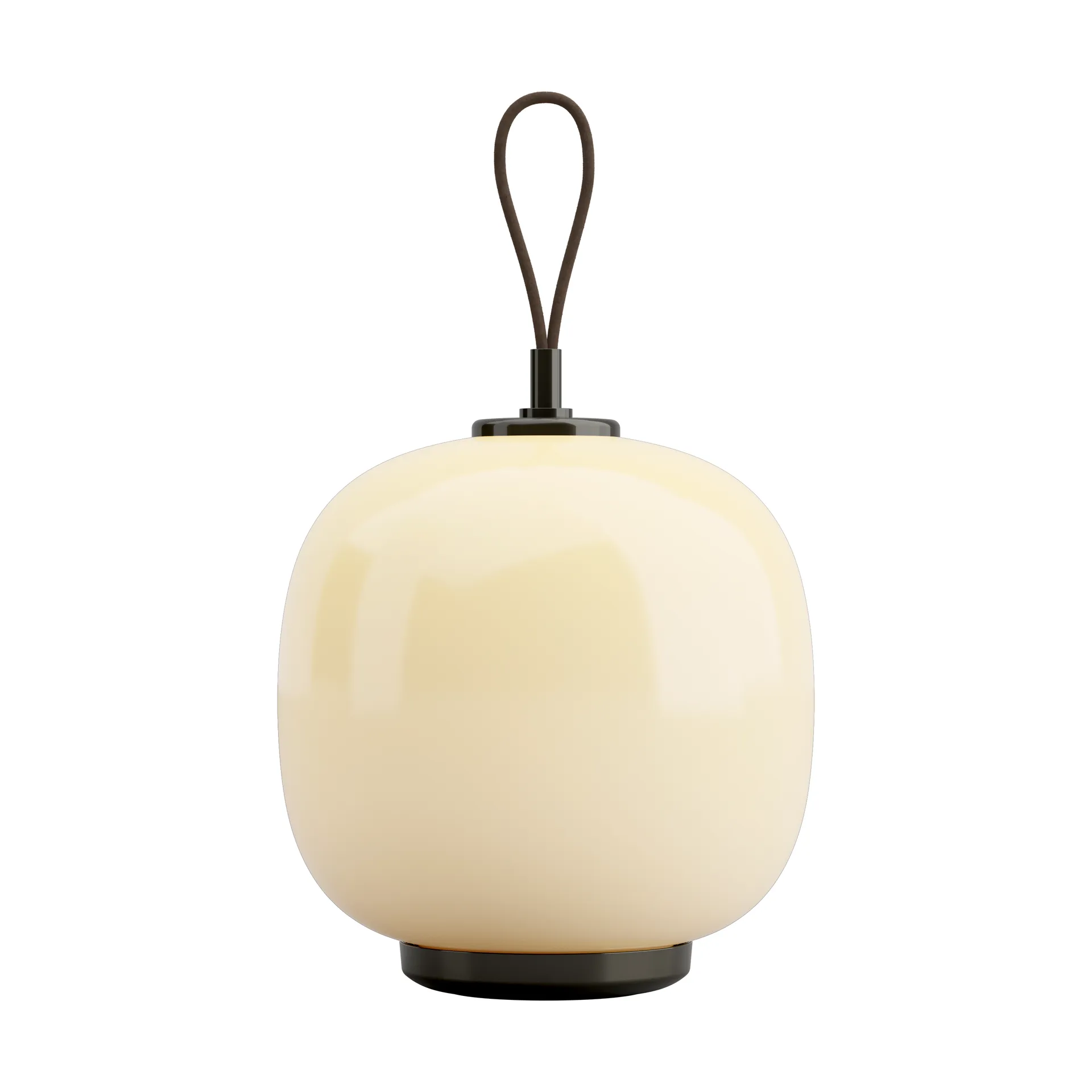 Przenośna lampa VL45 Radiohus Ø17,5 cm, Brass-pale yellow glass Louis Poulsen