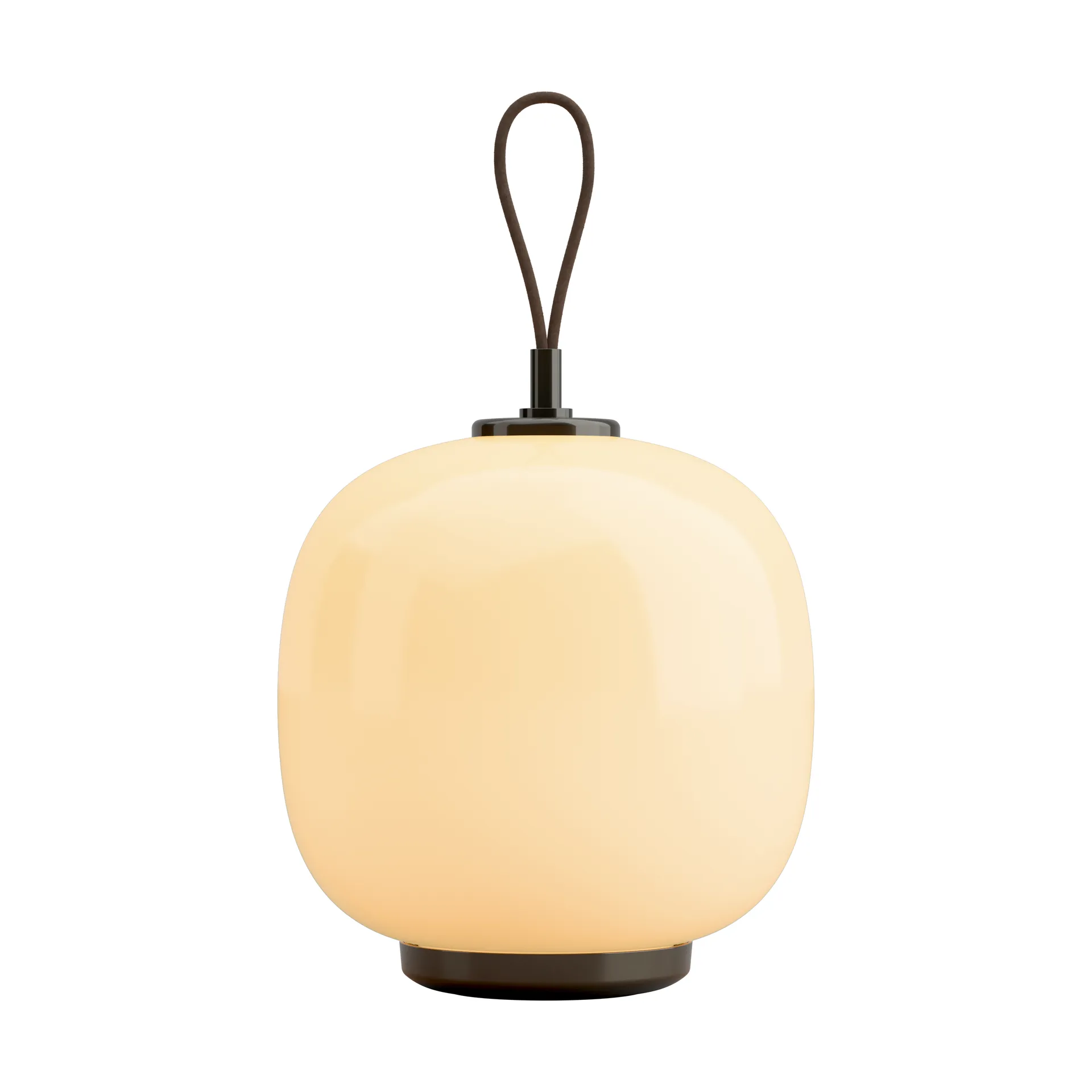 Przenośna lampa VL45 Radiohus Ø17,5 cm, Brass-pale yellow glass Louis Poulsen