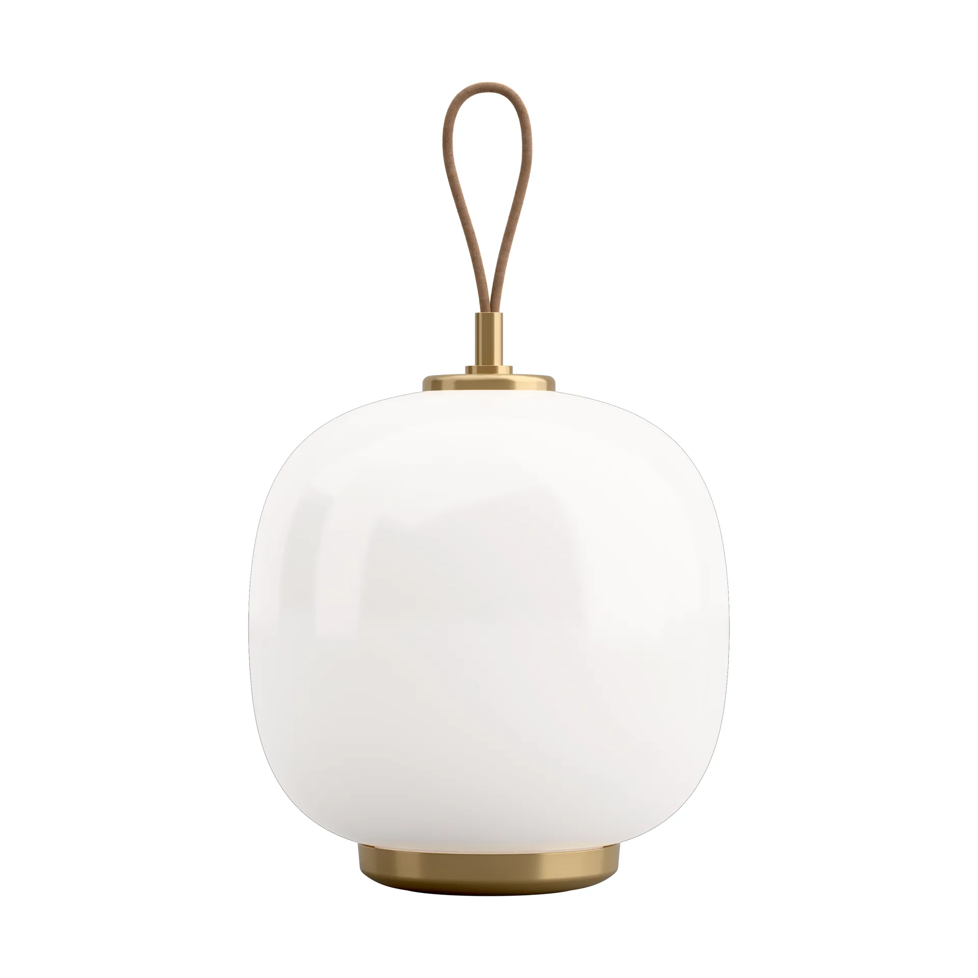 Przenośna lampa VL45 Radiohus Ø17,5 cm, Brass-white opal glass Louis Poulsen