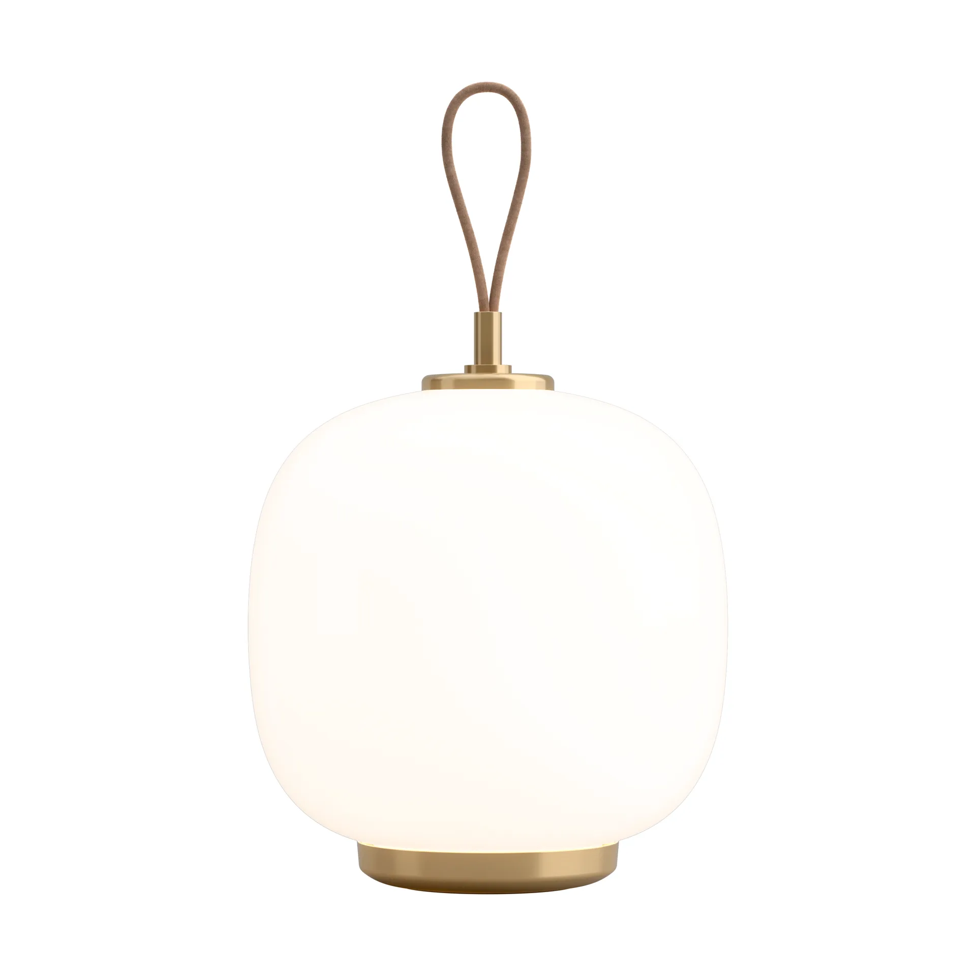 Przenośna lampa VL45 Radiohus Ø17,5 cm, Brass-white opal glass Louis Poulsen