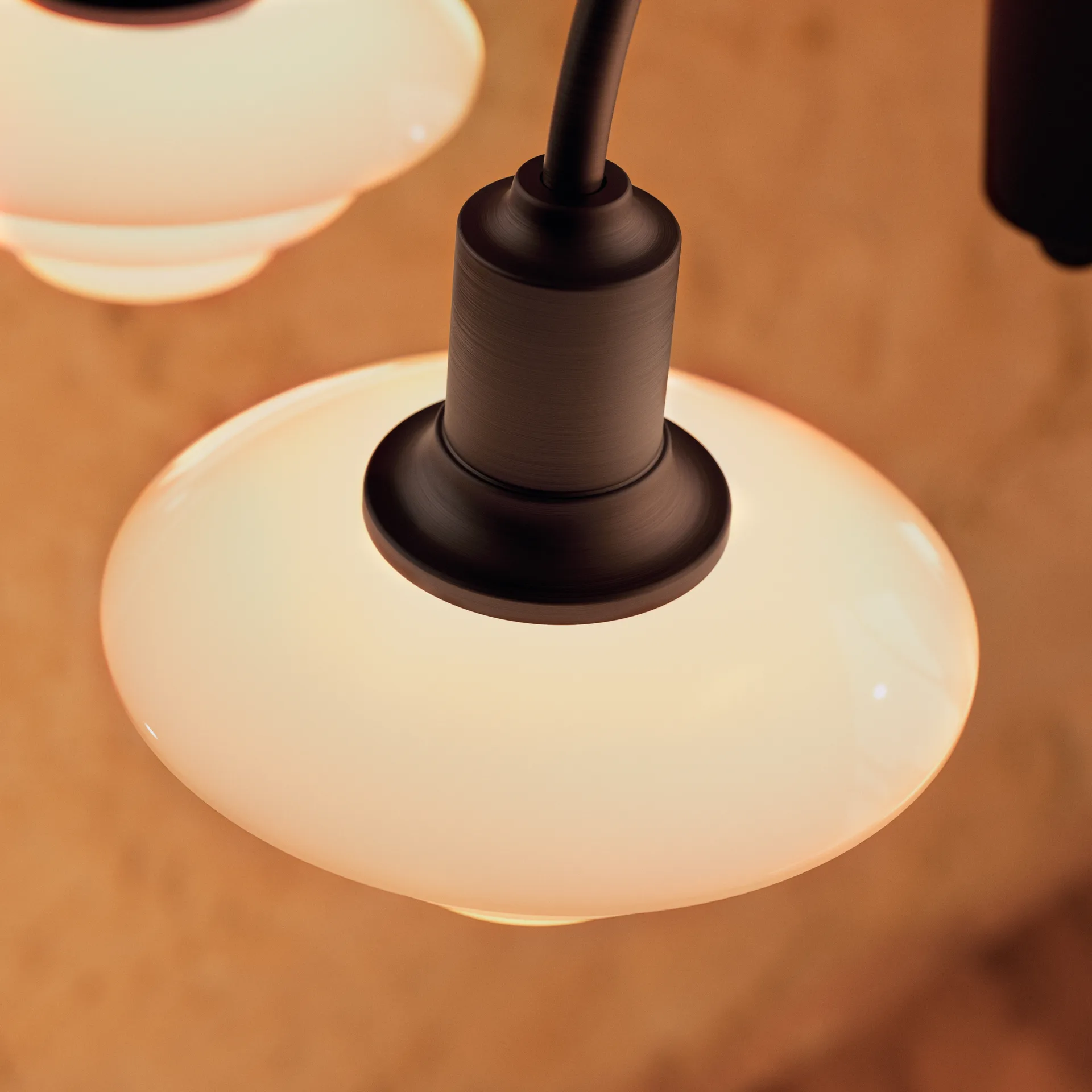 Żyrandol PH 1/1 Chandelier Centenary Edition, Brass-dusty terracotta, 3 ramiona Louis Poulsen