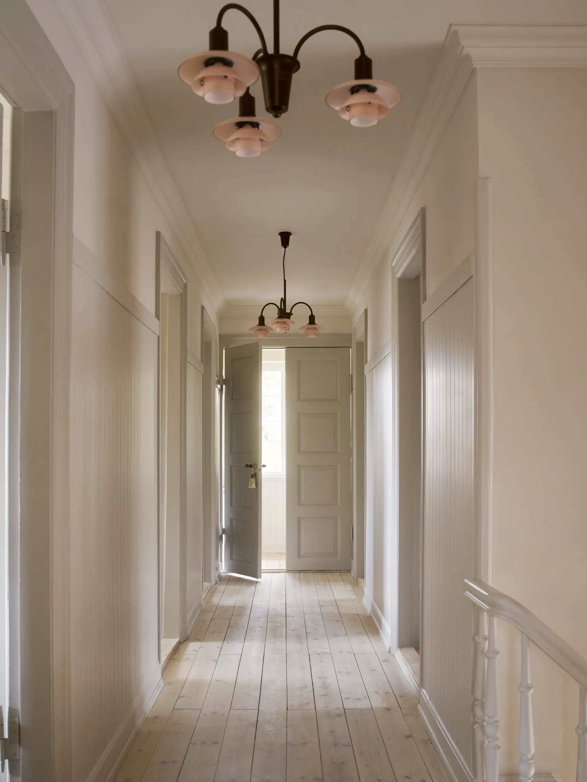 Żyrandol PH 1/1 Chandelier Centenary Edition, Brass-dusty terracotta, 3 ramiona Louis Poulsen