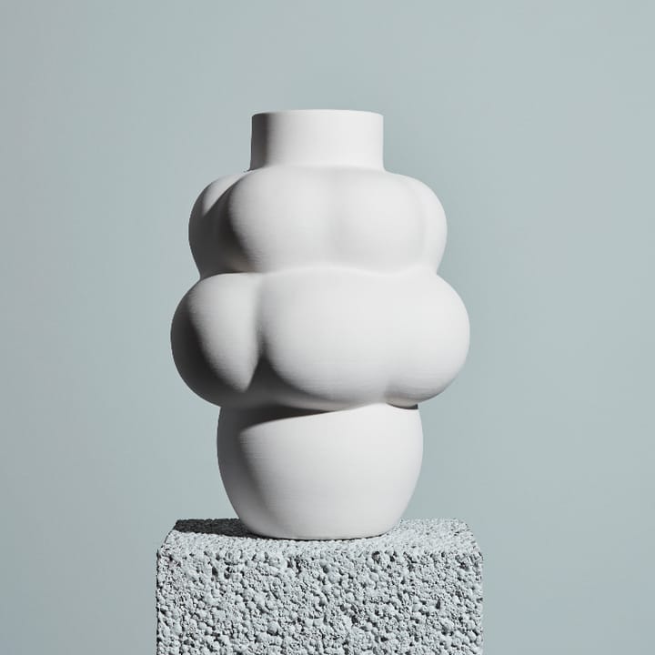 Balloon 04 wazon ceramiczny, Raw White Louise Roe