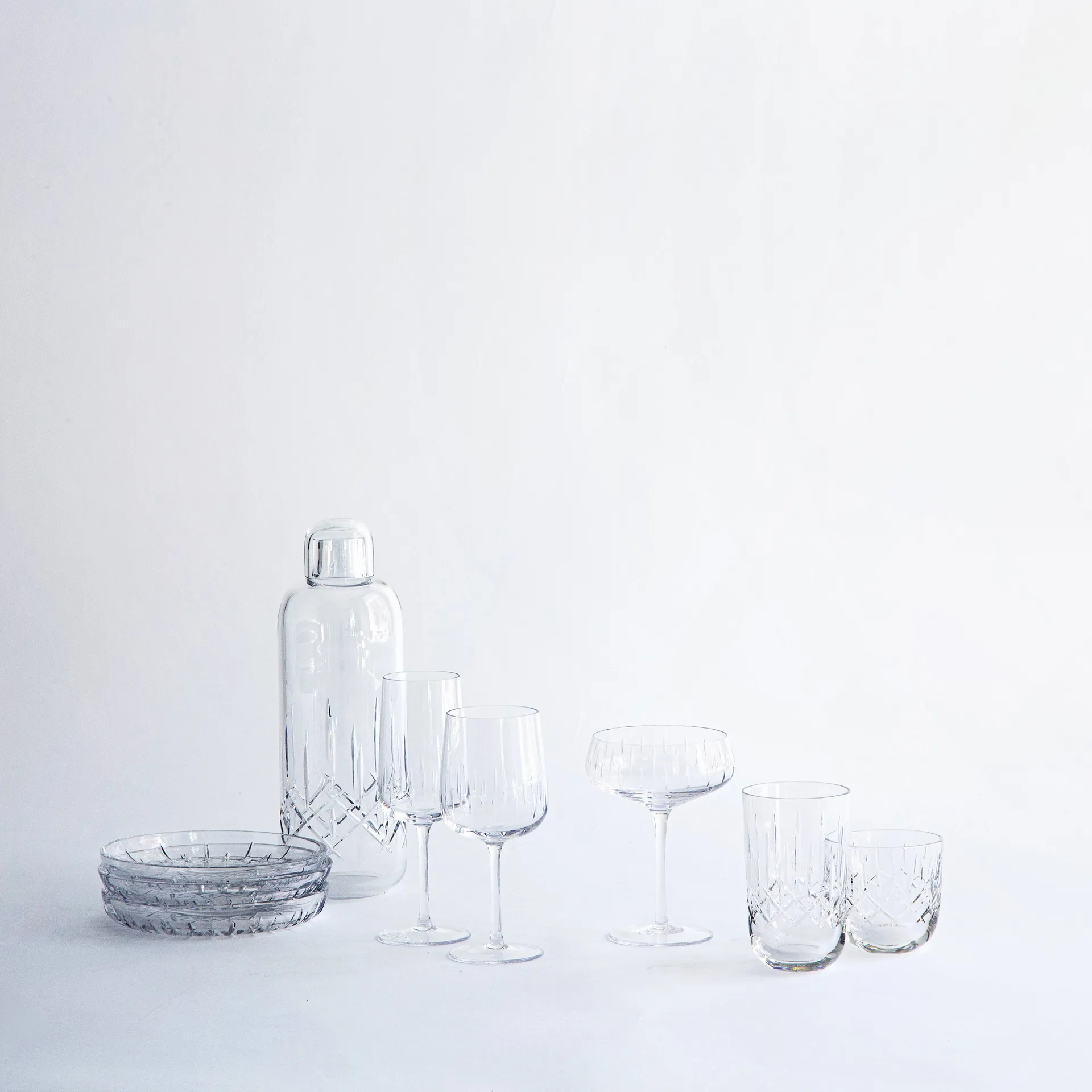 Louise Roe szklanka do whiskey 30 cl, Przezroczysty Louise Roe