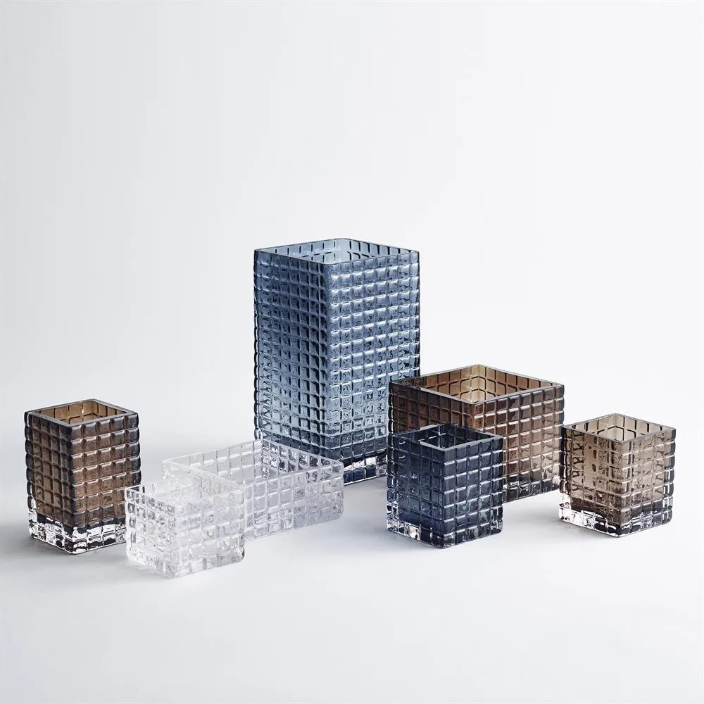 Świecznik City Lights 1, przezroczysty Louise Roe