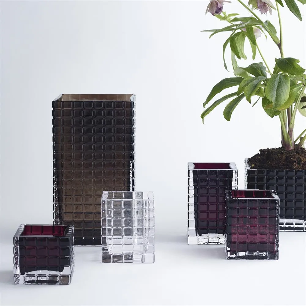 Świecznik City Lights 2, przezroczysty Louise Roe