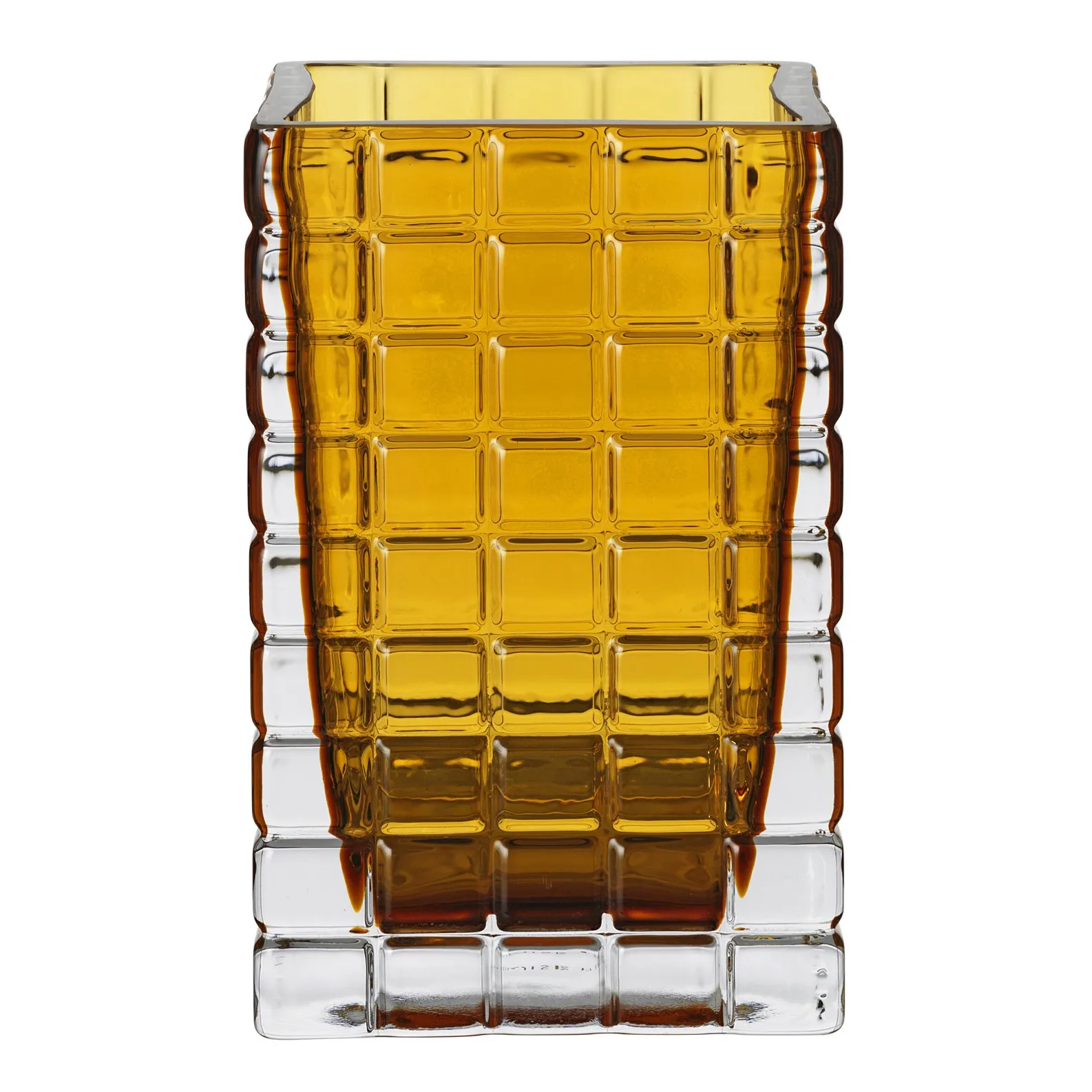 Świecznik City Lights 3, Bursztynowy Louise Roe