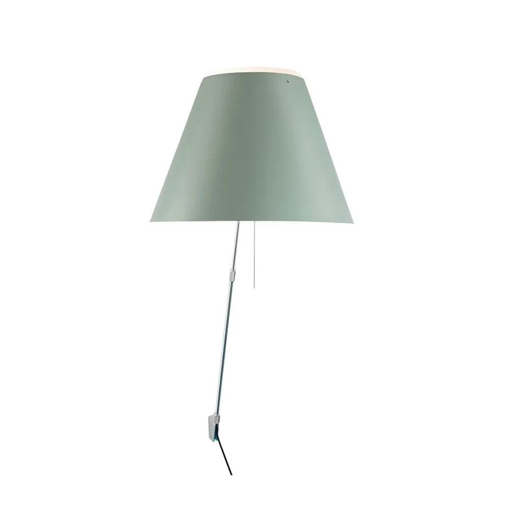 Costanza D13 a lampa ścienna, comfort green Luceplan