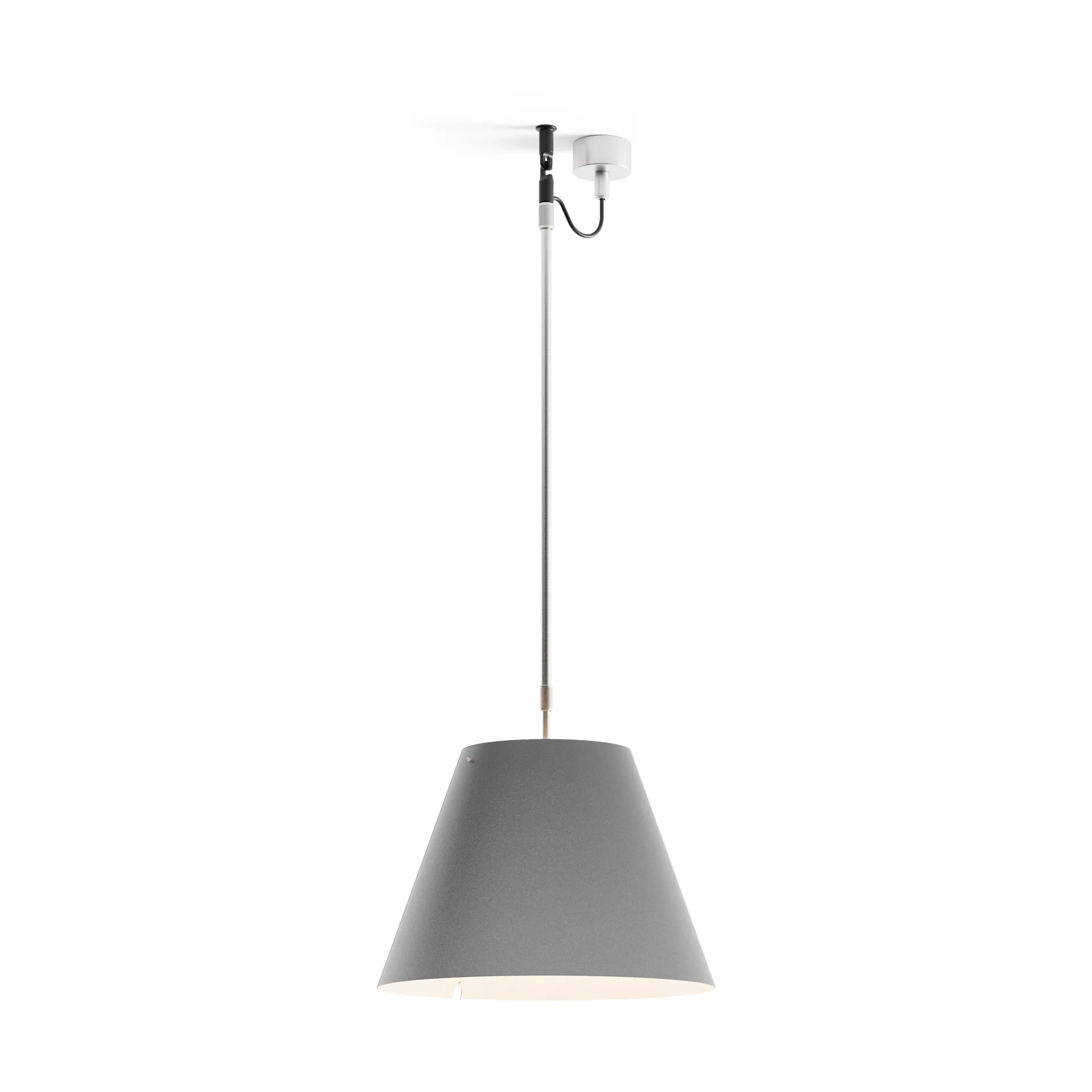 Costanza D13 s lampa wisząca, concrete Luceplan