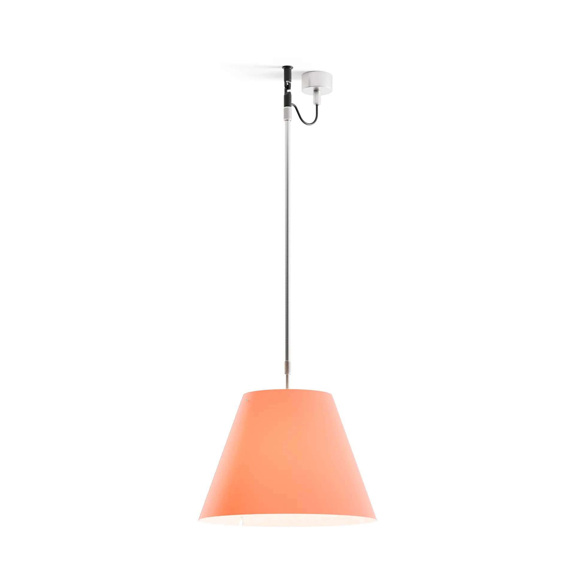 Costanza D13 s lampa wisząca, edgy pink Luceplan