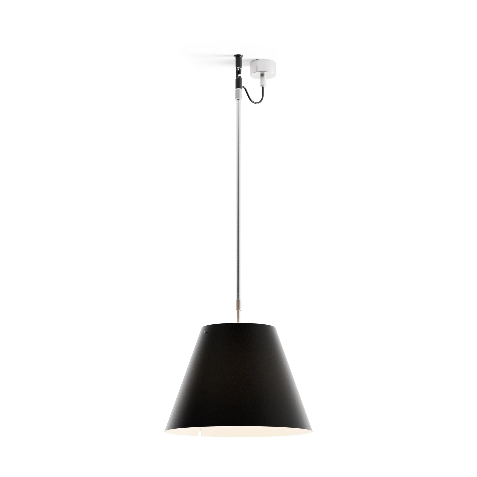Costanza D13 s lampa wisząca, liquorice Luceplan