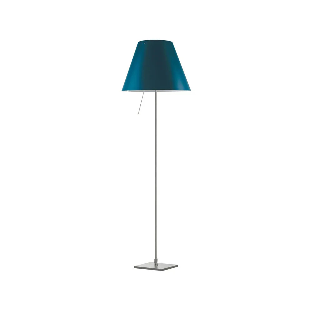 Costanza D13 t.i.f. lampa podłogowa, petroleum blue Luceplan
