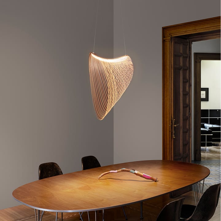 Illan lampa wisząca, birch, ø60cm Luceplan