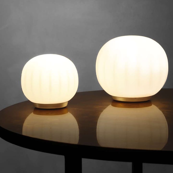 Lita lampa stołowa - ø18 cm, mosiężna baza - Luceplan