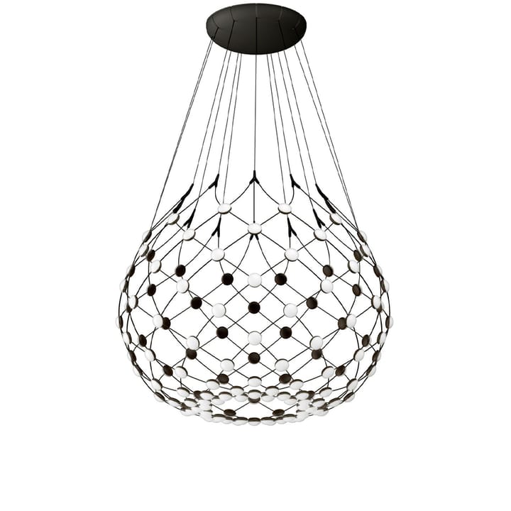 Mesh lampa sufitowa - czarny, medium - Luceplan