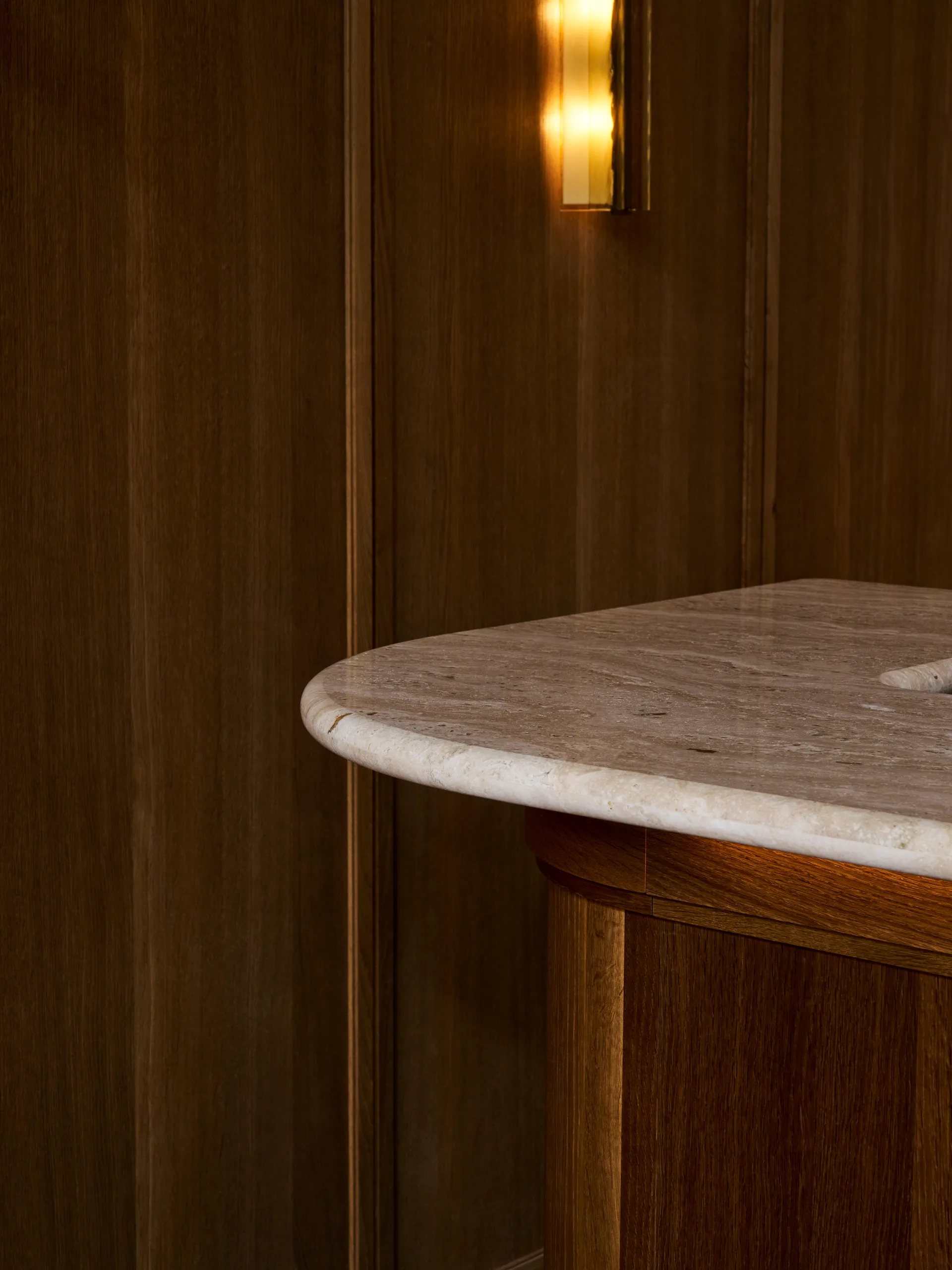 Lampa ścienna Ryff, Brąz LYFA