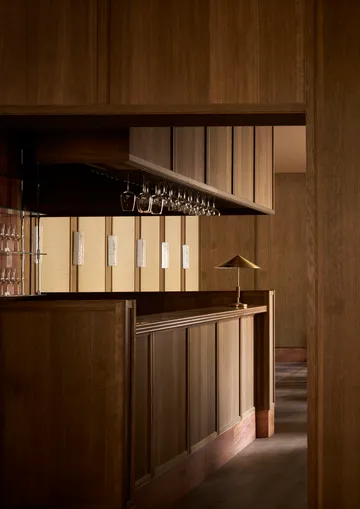 Lampa ścienna Ryff - Mosiądz - LYFA