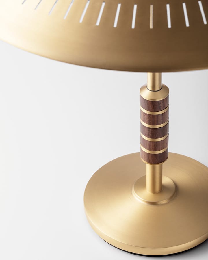 Lampa stołowa Governor 250, Brass-walnut LYFA
