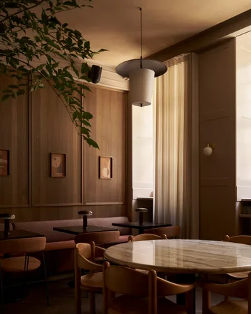 Lampa stołowa przenośna Noote - Brąz - LYFA