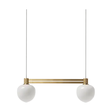 Lampa wisząca Memoir II Side By Side 120 - Brass - LYFA