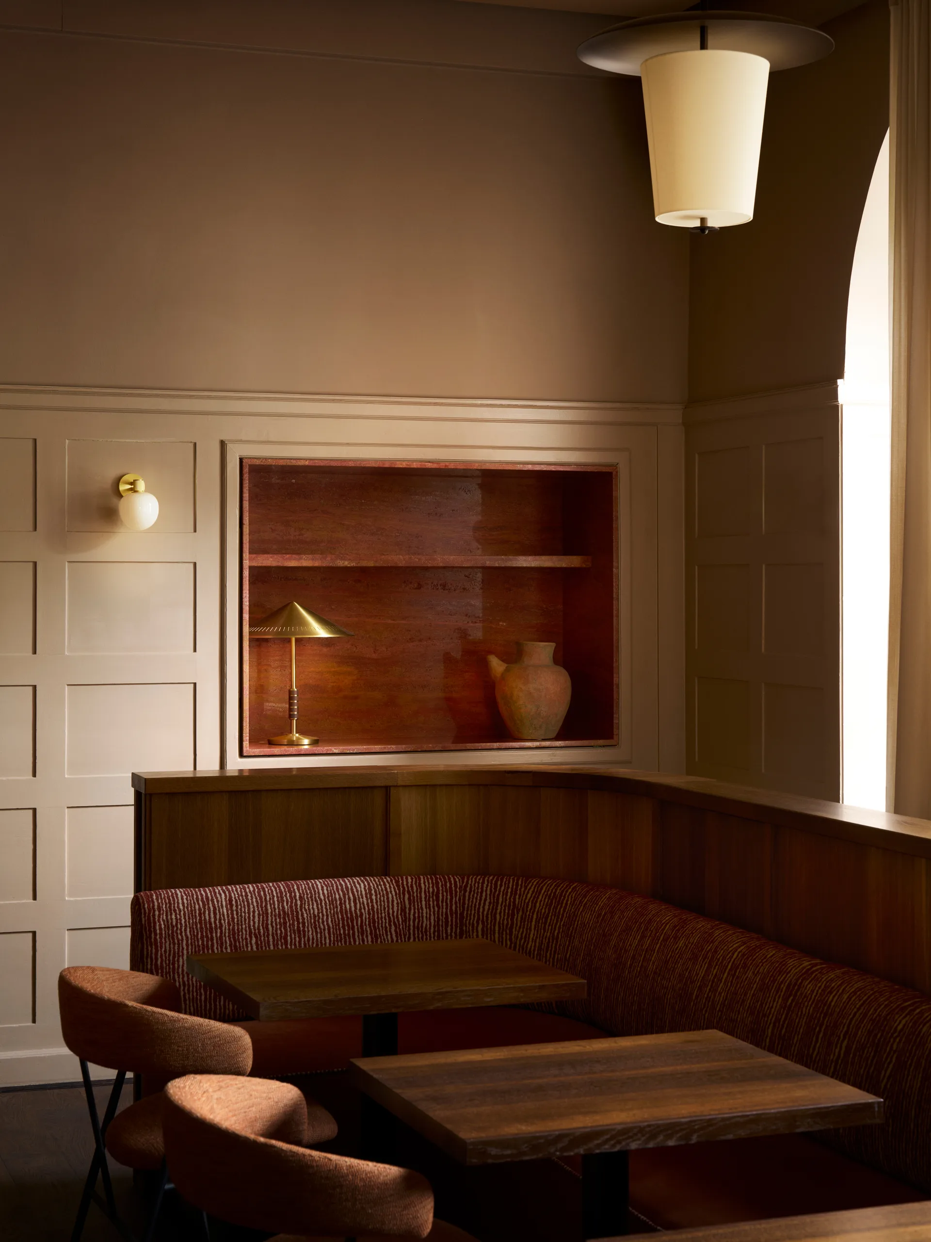 Lampa wisząca Toton 600, Brąz LYFA