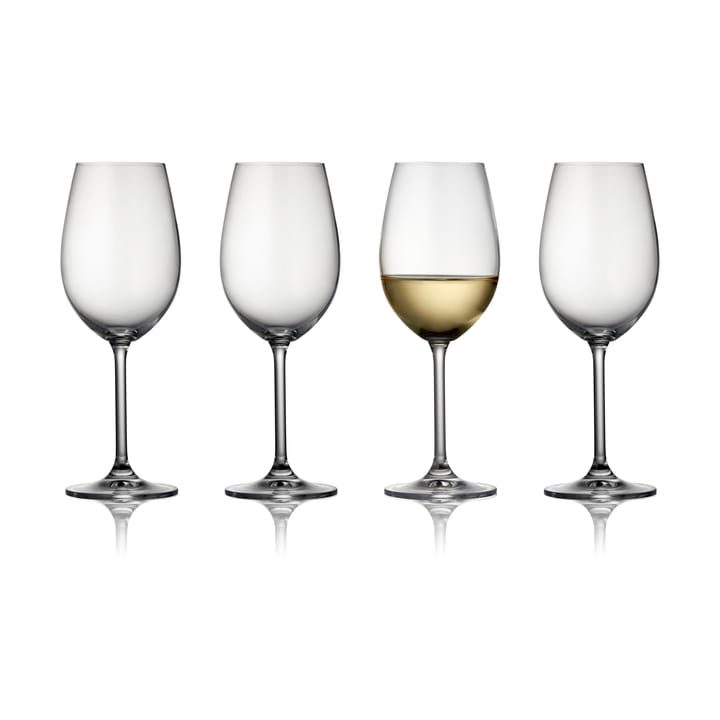 Clarity kieliszek do białego wina 350 ml 4 szt. - Clear - Lyngby Glas