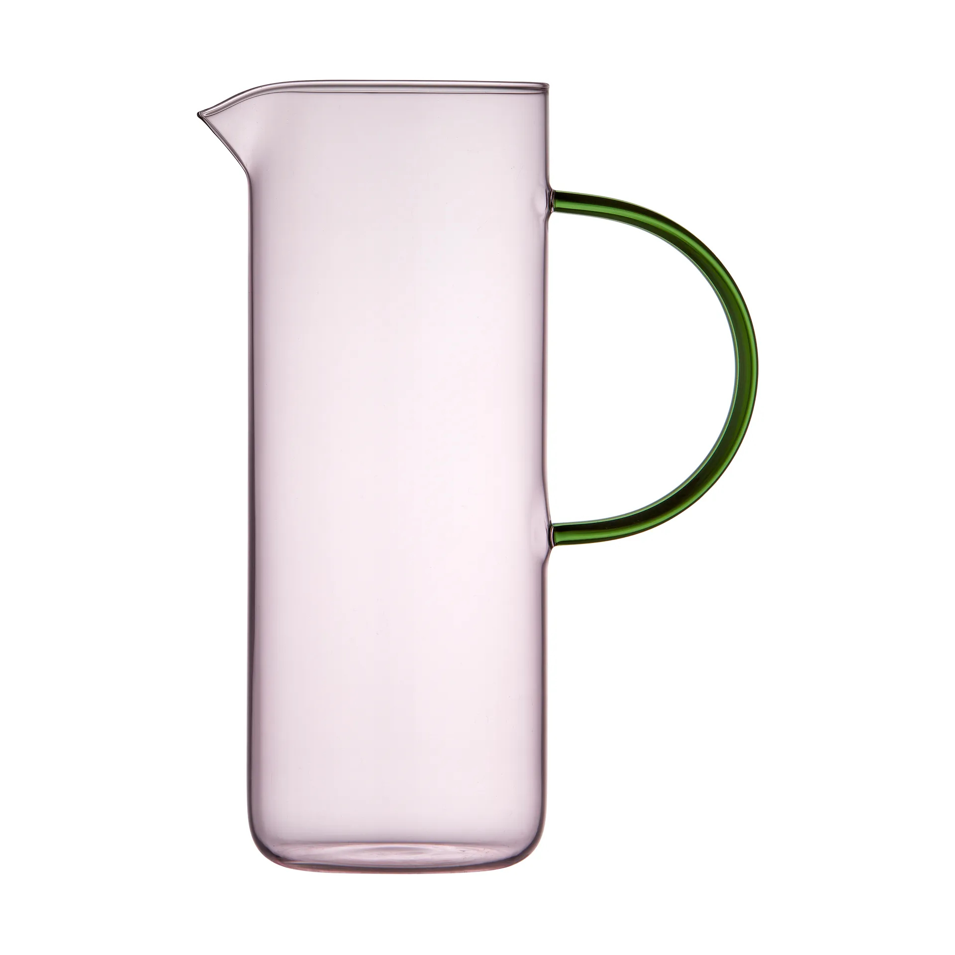 Dzbanek szklany Torino 1,1 l, Pink-green Lyngby Glas