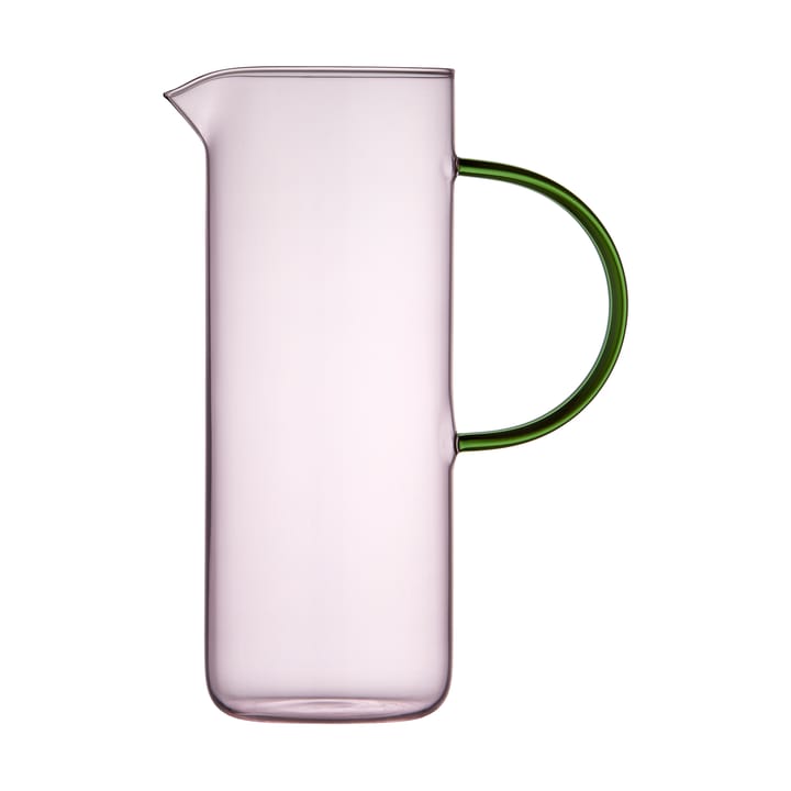 Dzbanek szklany Torino 1,1 l - Pink-green - Lyngby Glas