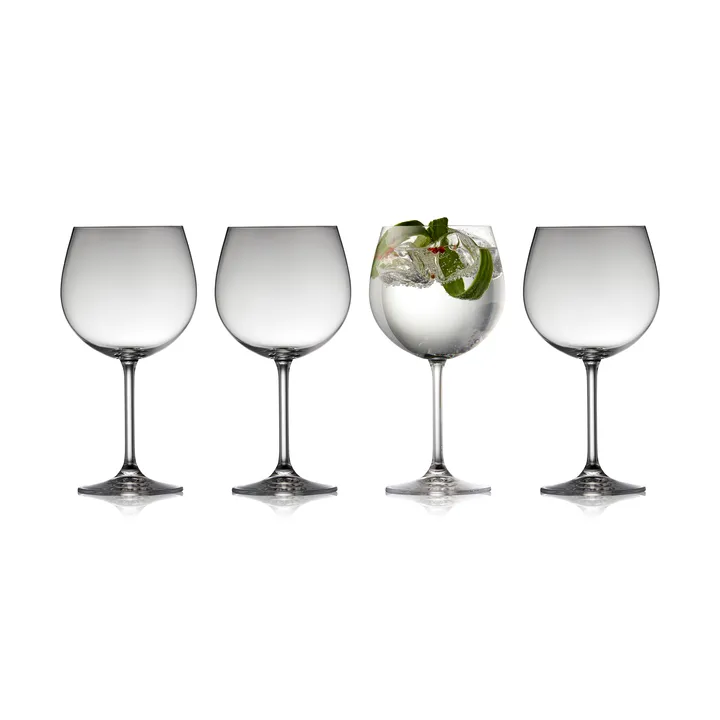 Juvel kieliszki do ginu i toniku 570 ml, 4‑pak - Kryształ - Lyngby Glas
