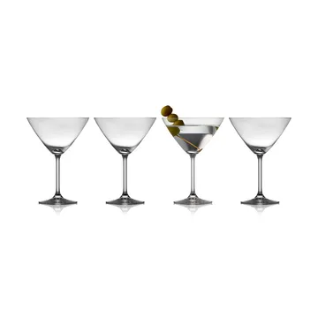 Juvel kieliszki do martini 280 ml, zestaw 4 sztuki - Kryształ - Lyngby Glas