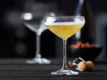 Juvel kieliszki do szampana coupe 340 ml, 4‑pak - Kryształ - Lyngby Glas
