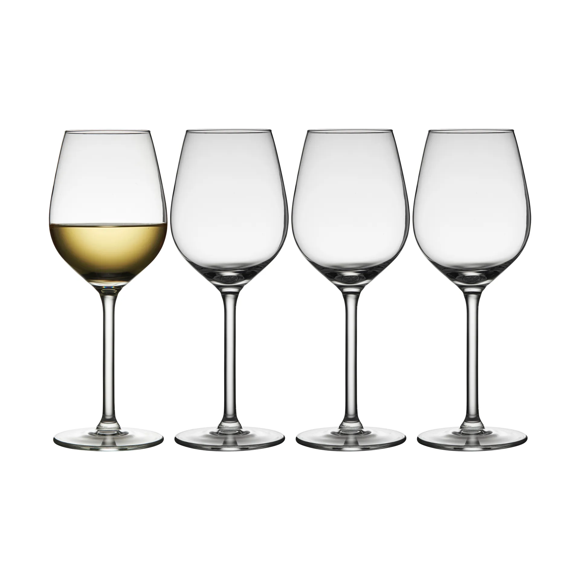 Juvel kieliszki do wina białego 380 ml, zestaw 4 szt., Jasne Lyngby Glas