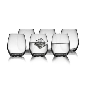 Juvel szklanki do wody 390 ml, 6‑pak - Jasne - Lyngby Glas
