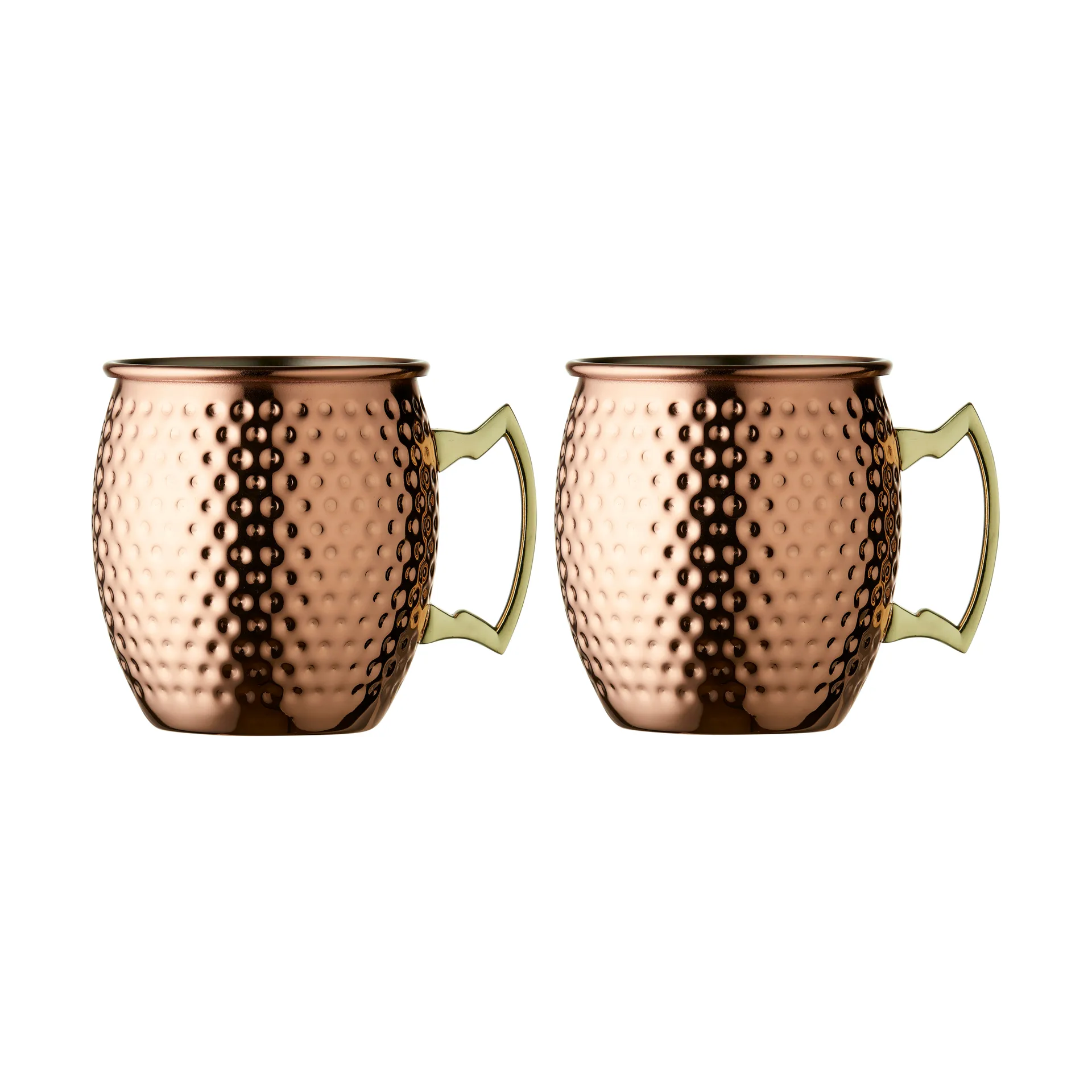 Kufel Moscow Mule 550 ml, 2‑pak, Miedź Lyngby Glas