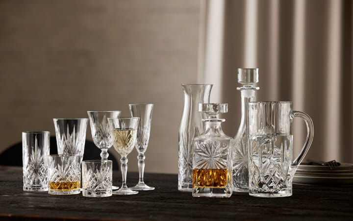 Melodia dzbanek i kieliszek typu highball 7 szt, Kryształ Lyngby Glas