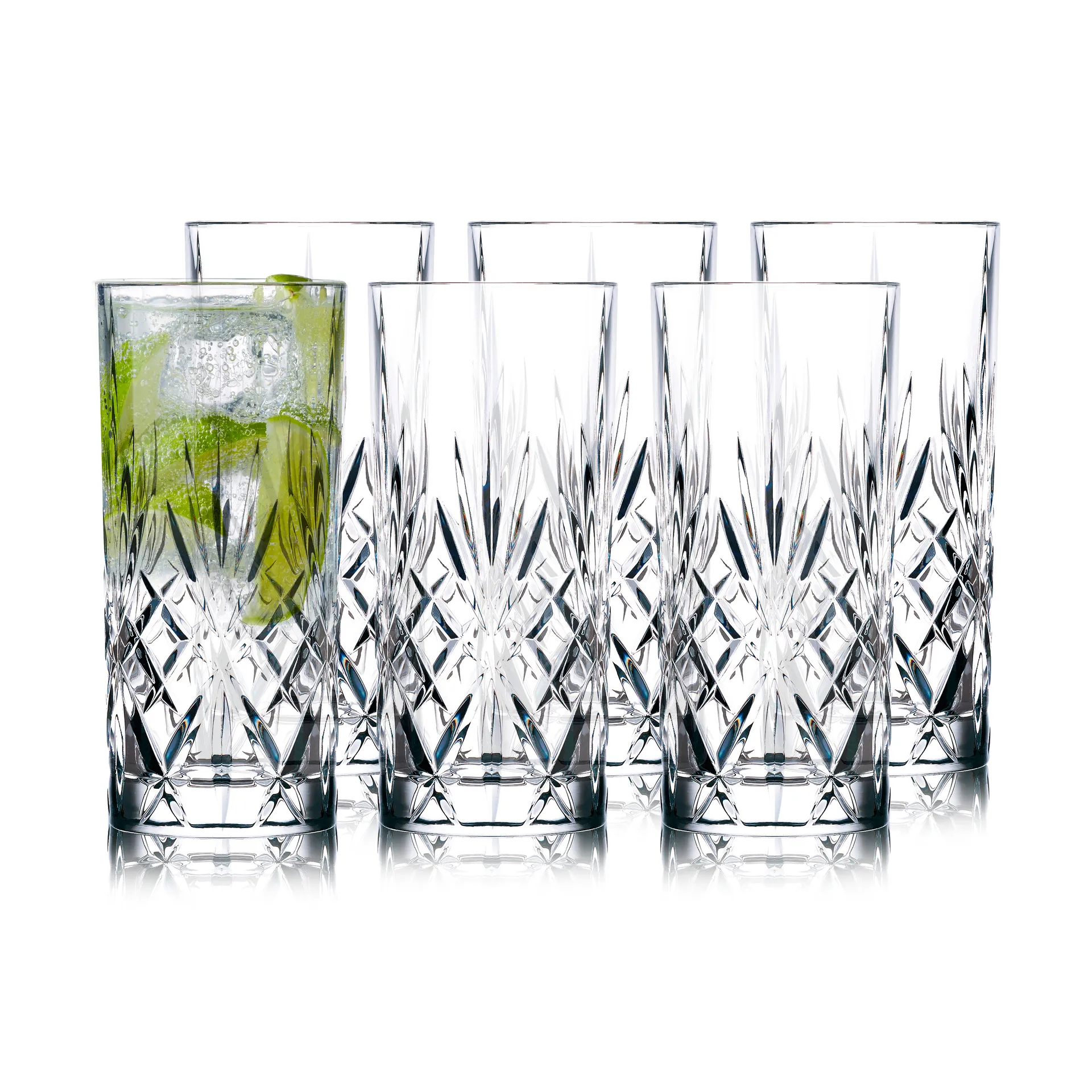 Melodia highball kieliszek 360 ml 6 szt, Kryształ Lyngby Glas