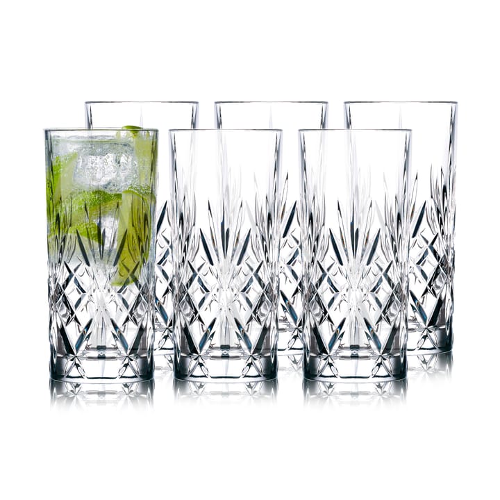 Melodia highball kieliszek 360 ml 6 szt - Kryształ - Lyngby Glas