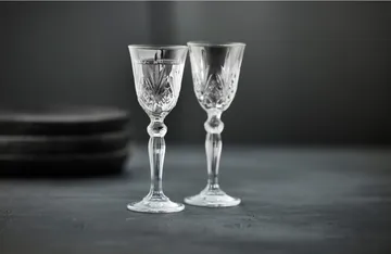 Melodia kieliszki do wódki na nóżce 50 ml, 4‑pak - Clear - Lyngby Glas