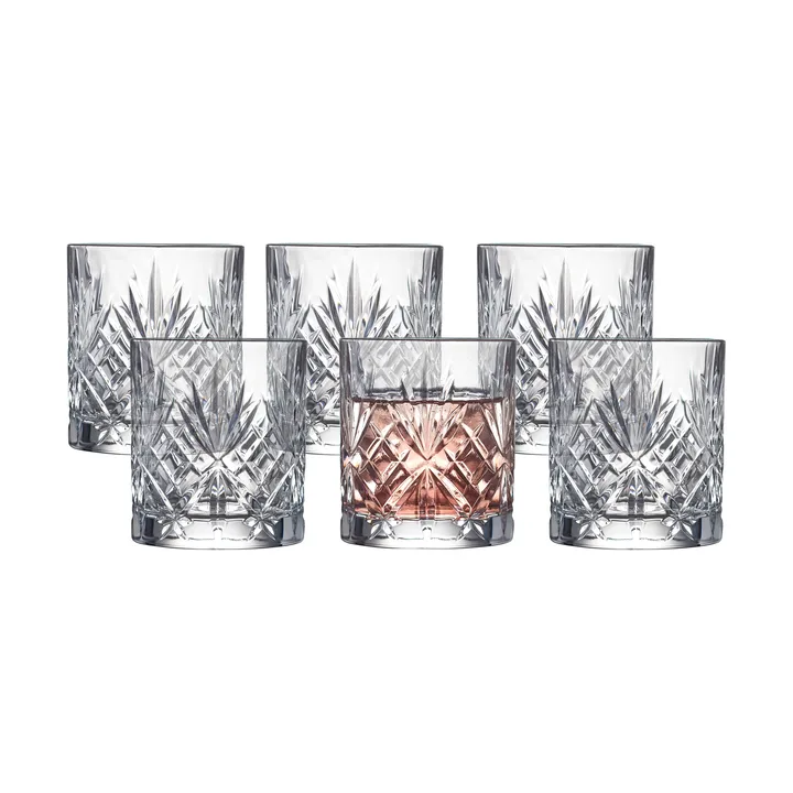 Melodia szklanki do wody 230 ml, 6‑pak - Kryształ - Lyngby Glas