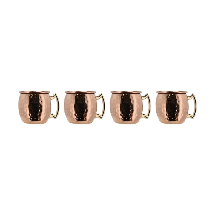 Moscow mule mini kieliszek 80 ml 4 szt, Miedź Lyngby Glas