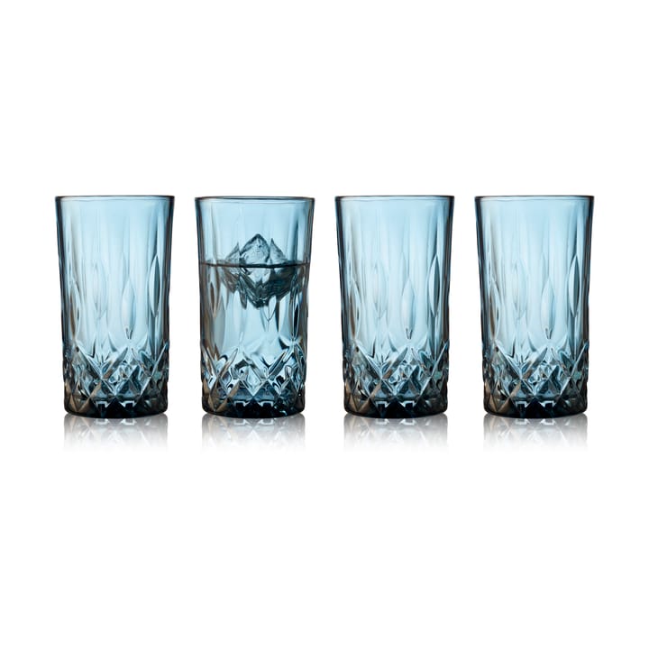 Sorrento highball szklanka 38 cl 4 szt - Blue - Lyngby Glas