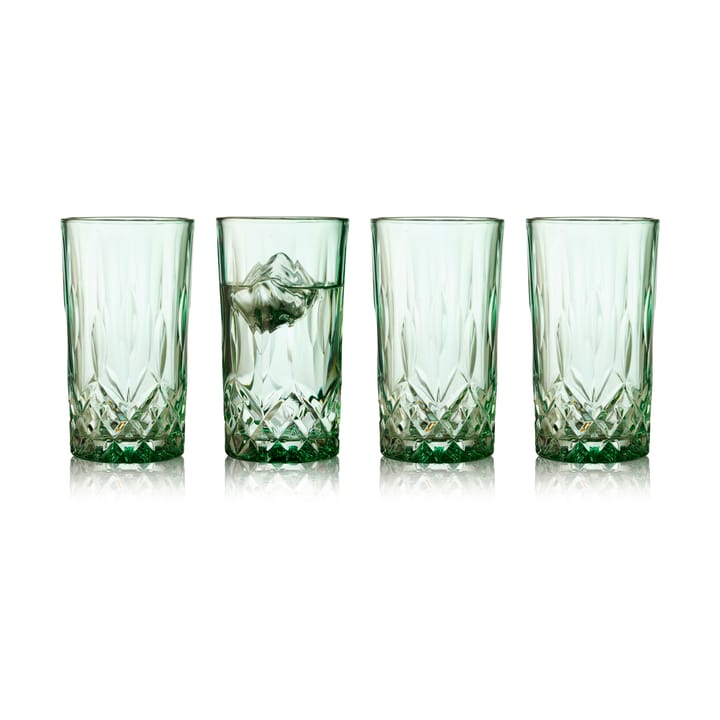 Sorrento highball szklanka 38 cl 4 szt - Green - Lyngby Glas