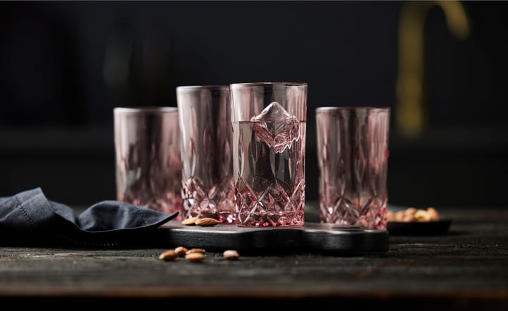 Sorrento highball szklanka 38 cl 4 szt - Pink - Lyngby Glas