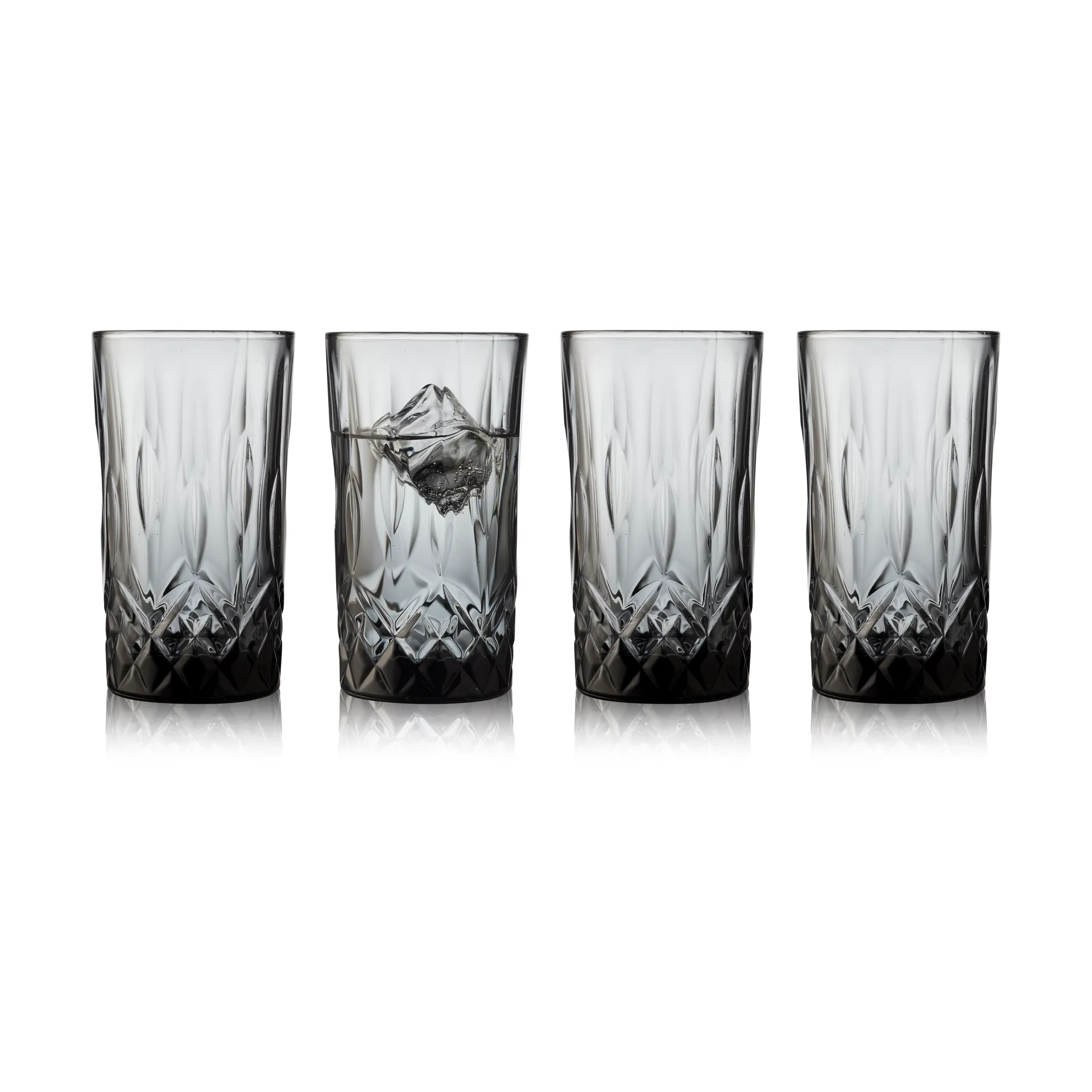 Sorrento highball szklanka 38 cl 4 szt, Smoke Lyngby Glas