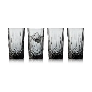 Sorrento highball szklanka 38 cl 4 szt - Smoke - Lyngby Glas