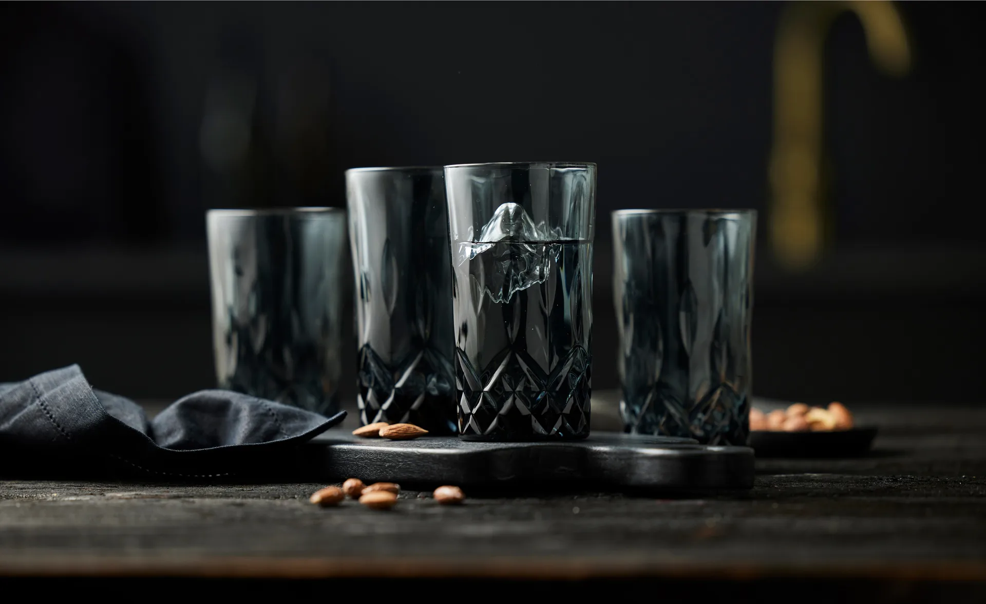 Sorrento highball szklanka 38 cl 4 szt, Smoke Lyngby Glas